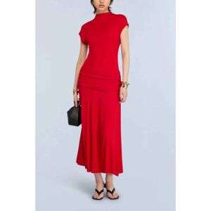 Semicouture para mujer. S6SQ14 Vestido Gwen rojo (42), Casual, Manga corta, Semicouture outlet 2026. Semicouture para mujer. S6SQ14 Vestido Gwen rojo (42), Casual, Manga corta, Semicouture outlet 2026.