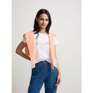 Silbon para mujer. S262040401192 Camiseta garabateado blanco (M), Casual, Algodón, Manga corta, Silbon outlet 2026. Silbon para mujer. S262040401192 Camiseta garabateado blanco (M), Casual, Algodón, Manga corta, Silbon outlet 2026.