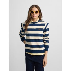 Silbon para mujer. S262041102153 Sudadera hombreras rayas marino (XL), Casual, Algodón, Silbon outlet 2026. Silbon para mujer. S262041102153 Sudadera hombreras rayas marino (XL), Casual, Algodón, Silbon outlet 2026.