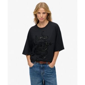 Superdry para mujer. W1011764A Camiseta Tattoo negro (XS), Casual, Algodón, Manga 3/4, Superdry outlet 2026. Superdry para mujer. W1011764A Camiseta Tattoo negro (XS), Casual, Algodón, Manga 3/4, Superdry outlet 2026.