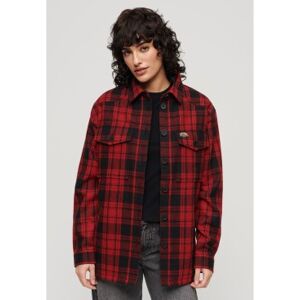 Superdry para mujer. W4010431A Sobrecamisa de borreguillo a cuadros rojo (XS), Casual, Lana, Manga larga, Superdry outlet 2026. Superdry para mujer. W4010431A Sobrecamisa de borreguillo a cuadros rojo (XS), Casual, Lana, Manga larga, Superdry outlet 2026.