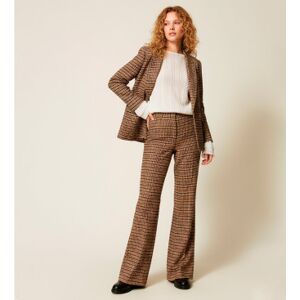 Twinset para mujer. 252TT2421 Pantalón de lana mixta de cuadros marrón (40), Casual, Twinset outlet 2026. Twinset para mujer. 252TT2421 Pantalón de lana mixta de cuadros marrón (40), Casual, Twinset outlet 2026.