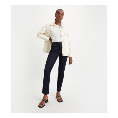Levis para mujer. 18883-0227 Jeans 724 High Rise Straight Dark Indigo - Flat Finish marino (27/32), Casual, Denim, Lyocell, Sostenible, Lev Levis para mujer. 18883-0227 Jeans 724 High Rise Straight Dark Indigo - Flat Finish marino (27/32), Casual, Denim, Lyocell, Sostenible, Lev