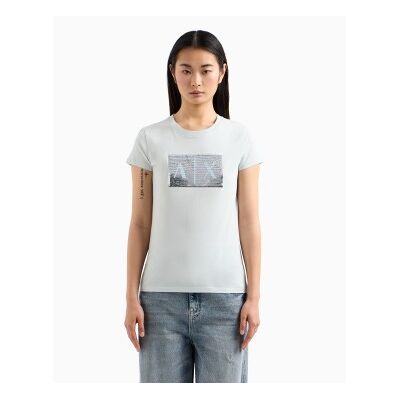 A X Armani Exchange para mujer. 8NYTDLYJ73ZU9093 Camiseta de manga corta verde claro (M), Casual, Algodón, A X Armani Exchange outlet 2026. A X Armani Exchange para mujer. 8NYTDLYJ73ZU9093 Camiseta de manga corta verde claro (M), Casual, Algodón, A X Armani Exchange outlet 2026.