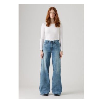 Levis para mujer. 0039B-0002 Jeans 728 Wide Leg azul (25/32), Casual, Algodón, Denim, Levi's outlet 2026. Levis para mujer. 0039B-0002 Jeans 728 Wide Leg azul (25/32), Casual, Algodón, Denim, Levi's outlet 2026.