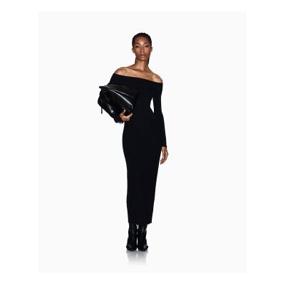 A X Armani Exchange para mujer. XW001313AF10352UC001 Vestido Maxi negro (S), Casual, Fiesta, Viscosa, Manga larga, A X Armani Exchange outle A X Armani Exchange para mujer. XW001313AF10352UC001 Vestido Maxi negro (S), Casual, Fiesta, Viscosa, Manga larga, A X Armani Exchange outle