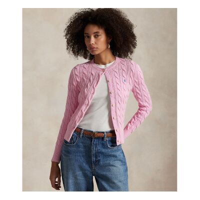 Polo Ralph Lauren para mujer. 211971868010 Cárdigan de algodón en punto de ochos rosa (S), Casual, Polo Ralph Lauren outlet 2026. Polo Ralph Lauren para mujer. 211971868010 Cárdigan de algodón en punto de ochos rosa (S), Casual, Polo Ralph Lauren outlet 2026.