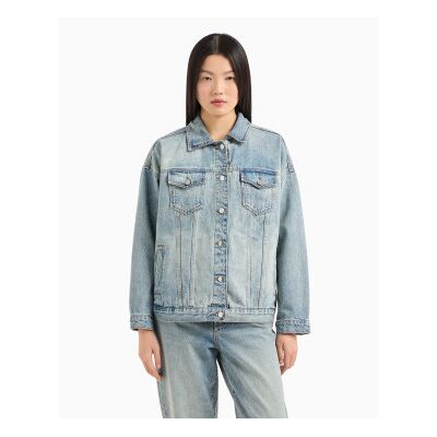 A X Armani Exchange para mujer. XW000902AF10869MB001 Chaqueta Denim azul (M), Casual, Algodón, A X Armani Exchange outlet 2026. A X Armani Exchange para mujer. XW000902AF10869MB001 Chaqueta Denim azul (M), Casual, Algodón, A X Armani Exchange outlet 2026.