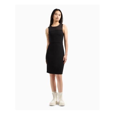 A X Armani Exchange para mujer. XW000943AF13729UC001 Vestido ceñido negro (M), Casual, Sin mangas / Tirantes, A X Armani Exchange outlet 202 A X Armani Exchange para mujer. XW000943AF13729UC001 Vestido ceñido negro (M), Casual, Sin mangas / Tirantes, A X Armani Exchange outlet 202