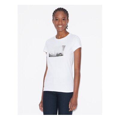 A X Armani Exchange para mujer. 8NYTDLYJ73Z6110 Camiseta de manga corta blanco (S), Casual, Algodón, A X Armani Exchange outlet 2026. A X Armani Exchange para mujer. 8NYTDLYJ73Z6110 Camiseta de manga corta blanco (S), Casual, Algodón, A X Armani Exchange outlet 2026.