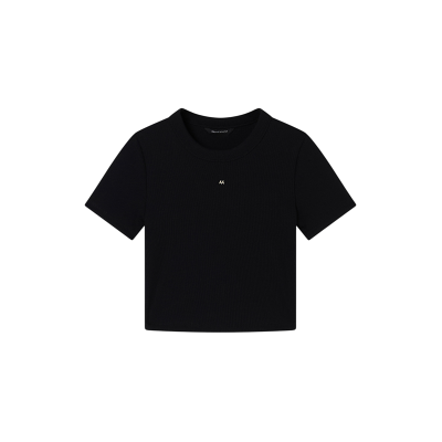 A X Armani Exchange para mujer. XW001833AF18852UC001 Camiseta Design negro (S), Casual, Poliéster, Manga corta, A X Armani Exchange outlet 2 A X Armani Exchange para mujer. XW001833AF18852UC001 Camiseta Design negro (S), Casual, Poliéster, Manga corta, A X Armani Exchange outlet 2