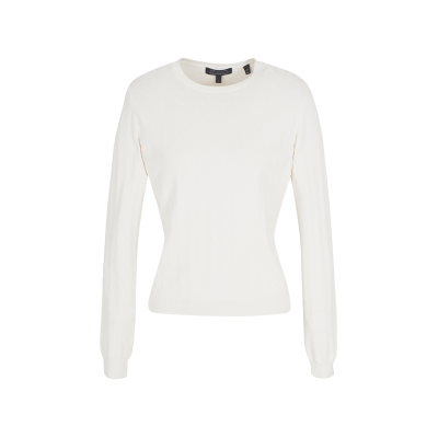 A X Armani Exchange para mujer. XW000910AF10352F0056 Jersey ajustado con jacquard de monograma blanco (M), Casual, Viscosa, A X Armani Excha A X Armani Exchange para mujer. XW000910AF10352F0056 Jersey ajustado con jacquard de monograma blanco (M), Casual, Viscosa, A X Armani Excha