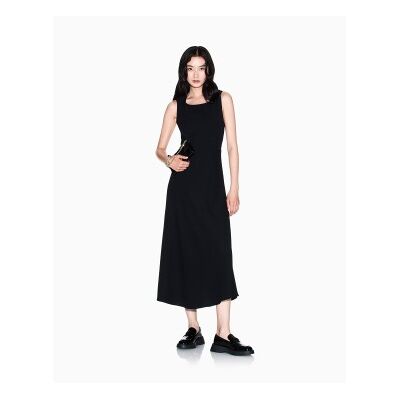 A X Armani Exchange para mujer. XW001824AF16125UC001 Vestido Fit negro (S), Casual, Poliéster, Sin mangas / Tirantes, A X Armani Exchange ou A X Armani Exchange para mujer. XW001824AF16125UC001 Vestido Fit negro (S), Casual, Poliéster, Sin mangas / Tirantes, A X Armani Exchange ou