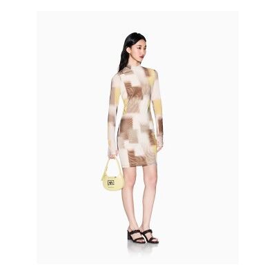 A X Armani Exchange para mujer. XW002211AF21292F1060 Vestido Horizon multicolor (XS), Casual, Fiesta, Poliamida, Manga larga, A X Armani Exc A X Armani Exchange para mujer. XW002211AF21292F1060 Vestido Horizon multicolor (XS), Casual, Fiesta, Poliamida, Manga larga, A X Armani Exc