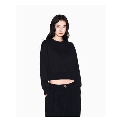 A X Armani Exchange para mujer. XW001828AF10818UC001 Sudadera de algodón elástico laminado negro (XL), Casual, A X Armani Exchange outlet 20 A X Armani Exchange para mujer. XW001828AF10818UC001 Sudadera de algodón elástico laminado negro (XL), Casual, A X Armani Exchange outlet 20