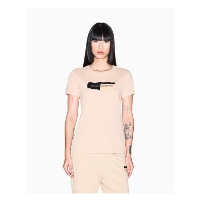 A X Armani Exchange para mujer. XW001804AF10356U6149 Camiseta Regular beige (L), Casual, Algodón, Manga corta, A X Armani Exchange outlet 20 A X Armani Exchange para mujer. XW001804AF10356U6149 Camiseta Regular beige (L), Casual, Algodón, Manga corta, A X Armani Exchange outlet 20