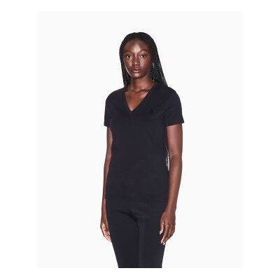 A X Armani Exchange para mujer. XW002330AF10356UC001 Camiseta Premium negro (XL), Casual, Algodón, Manga corta, A X Armani Exchange outlet 2 A X Armani Exchange para mujer. XW002330AF10356UC001 Camiseta Premium negro (XL), Casual, Algodón, Manga corta, A X Armani Exchange outlet 2