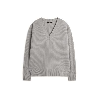 ECOALF para mujer. MCWGAKNAZALE0632W24-341 Jersey Azalea gris (L), Casual, Manga larga, Sostenible, Lana reciclada, ECOALF outlet 2026. ECOALF para mujer. MCWGAKNAZALE0632W24-341 Jersey Azalea gris (L), Casual, Manga larga, Sostenible, Lana reciclada, ECOALF outlet 2026.