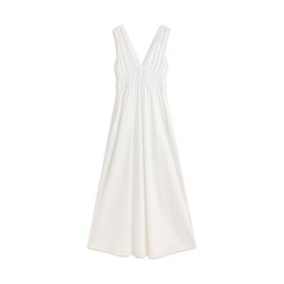 ECOALF para mujer. MCWGADRBORNI0349S24-000 Vestido Bornite blanco (S), Casual, Sin mangas / Tirantes, Lyocell, Algodón Orgánico, Sostenible, ECOALF para mujer. MCWGADRBORNI0349S24-000 Vestido Bornite blanco (S), Casual, Sin mangas / Tirantes, Lyocell, Algodón Orgánico, Sostenible,