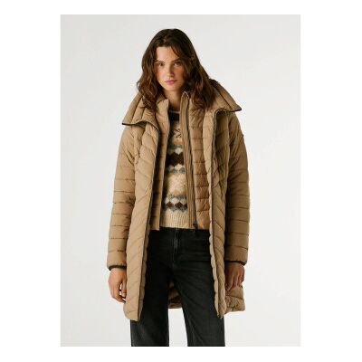 para mujer. PL4024356 Abrigo Plumífero Sann Long beige (S), Casual, Poliéster, Pepe Jeans outlet 2026. para mujer. PL4024356 Abrigo Plumífero Sann Long beige (S), Casual, Poliéster, Pepe Jeans outlet 2026.