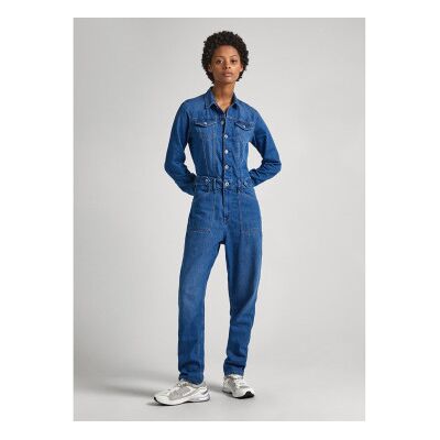 para mujer. PL230474 Mono Hunter Utility azul (S), Casual, Algodón, Denim, Manga larga, Sostenible, Pepe Jeans outlet 2026. para mujer. PL230474 Mono Hunter Utility azul (S), Casual, Algodón, Denim, Manga larga, Sostenible, Pepe Jeans outlet 2026.