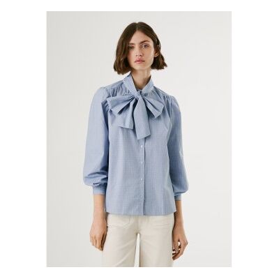 para mujer. PL3051285 Blusa Loratycy azul (S), Casual, Algodón, Manga larga, Pepe Jeans outlet 2026. para mujer. PL3051285 Blusa Loratycy azul (S), Casual, Algodón, Manga larga, Pepe Jeans outlet 2026.