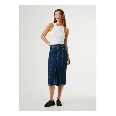 para mujer. PL9011869 Falda Midi Archive azul (XL), Casual, Algodón, Denim, Pepe Jeans outlet 2026. para mujer. PL9011869 Falda Midi Archive azul (XL), Casual, Algodón, Denim, Pepe Jeans outlet 2026.