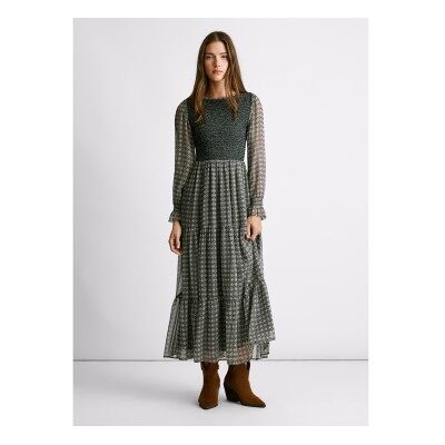 para mujer. PL9537700 Vestido Phoebe negro (S), Casual, Poliéster, Manga larga, Pepe Jeans outlet 2026. para mujer. PL9537700 Vestido Phoebe negro (S), Casual, Poliéster, Manga larga, Pepe Jeans outlet 2026.
