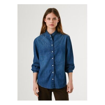 para mujer. PL30512035A0 Camisa Regular Denim azul (L), Casual, Algodón, Manga larga, Pepe Jeans outlet 2026. para mujer. PL30512035A0 Camisa Regular Denim azul (L), Casual, Algodón, Manga larga, Pepe Jeans outlet 2026.