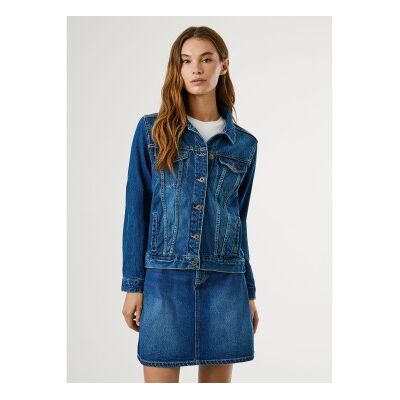 para mujer. PL4024324A0 Chaqueta Regular azul (XS), Casual, Algodón, Denim, Pepe Jeans outlet 2026. para mujer. PL4024324A0 Chaqueta Regular azul (XS), Casual, Algodón, Denim, Pepe Jeans outlet 2026.