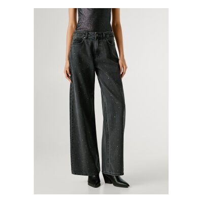 para mujer. PL2050929 Pantalón Wide Leg Lina negro (29/32), Casual, Algodón, Pepe Jeans outlet 2026. para mujer. PL2050929 Pantalón Wide Leg Lina negro (29/32), Casual, Algodón, Pepe Jeans outlet 2026.