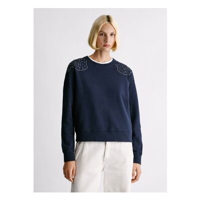 para mujer. PL5800027 Sudadera Ellis marino (XS), Casual, Algodón, Pepe Jeans outlet 2026. para mujer. PL5800027 Sudadera Ellis marino (XS), Casual, Algodón, Pepe Jeans outlet 2026.