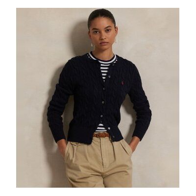 Polo Ralph Lauren para mujer. 211971868008 Cárdigan de algodón en punto de ochos marino (M), Casual, Polo Ralph Lauren outlet 2026. Polo Ralph Lauren para mujer. 211971868008 Cárdigan de algodón en punto de ochos marino (M), Casual, Polo Ralph Lauren outlet 2026.