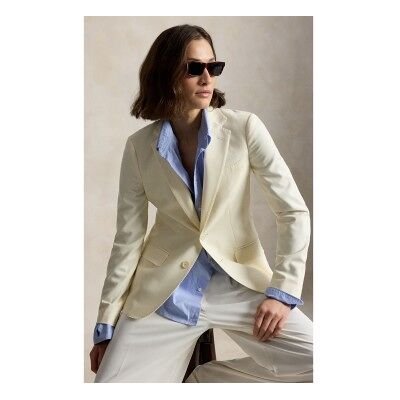 Polo Ralph Lauren para mujer. 211B14814001 Americana Mezcla blanco roto (42), Casual, Lana, Polo Ralph Lauren outlet 2026. Polo Ralph Lauren para mujer. 211B14814001 Americana Mezcla blanco roto (42), Casual, Lana, Polo Ralph Lauren outlet 2026.