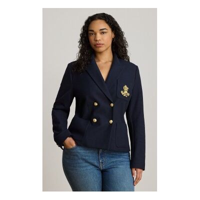 Lauren Ralph Lauren para mujer. 200P14021002 Blazer de piqué con doble botonadura marino (40), Casual, Algodón, Clásico, Manga larga, Lauren Lauren Ralph Lauren para mujer. 200P14021002 Blazer de piqué con doble botonadura marino (40), Casual, Algodón, Clásico, Manga larga, Lauren