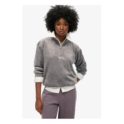 Superdry para mujer. W2012206A Sudadera Country Club de terciopelo gris (XL), Casual, Poliéster, Superdry outlet 2026. Superdry para mujer. W2012206A Sudadera Country Club de terciopelo gris (XL), Casual, Poliéster, Superdry outlet 2026.