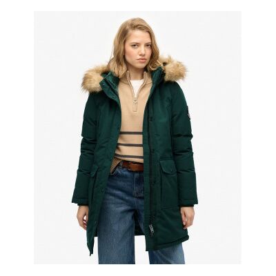 Superdry para mujer. W5011786A Parka Everest verde (S), Casual, Poliéster Reciclado, Sostenible, Superdry outlet 2026. Superdry para mujer. W5011786A Parka Everest verde (S), Casual, Poliéster Reciclado, Sostenible, Superdry outlet 2026.