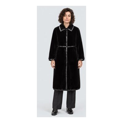 Twinset para mujer. 262TT2040 Abrigo de pelo sintético con cuello clásico negro (42), Casual, Poliéster, Twinset outlet 2026. Twinset para mujer. 262TT2040 Abrigo de pelo sintético con cuello clásico negro (42), Casual, Poliéster, Twinset outlet 2026.