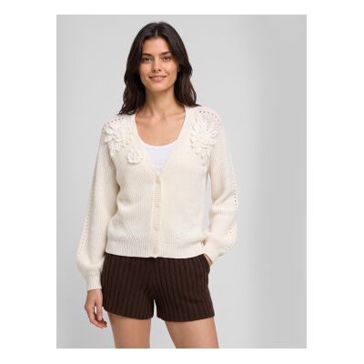 Twinset para mujer. 262TT3192 Cárdigan con flores de ganchillo blanco perla (XS), Casual, Acrílico, Twinset outlet 2026. Twinset para mujer. 262TT3192 Cárdigan con flores de ganchillo blanco perla (XS), Casual, Acrílico, Twinset outlet 2026.