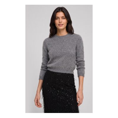 Twinset para mujer. 262TT3024 Jersey de cuello redondo de lana cepillada gris (L), Casual, Manga larga, Twinset outlet 2026. Twinset para mujer. 262TT3024 Jersey de cuello redondo de lana cepillada gris (L), Casual, Manga larga, Twinset outlet 2026.