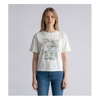 Weekend Max Mara para mujer. 2625976051650 Camiseta Sala blanco (L), Casual, Algodón, Manga corta, Weekend Max Mara outlet 2026. Weekend Max Mara para mujer. 2625976051650 Camiseta Sala blanco (L), Casual, Algodón, Manga corta, Weekend Max Mara outlet 2026.