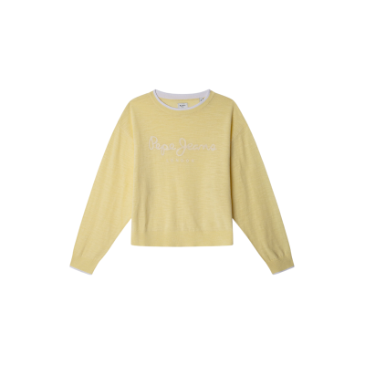 para niña. PG701112 Jersey Shaila amarillo (14años= 164cm), Casual, Algodón, moda infantil, Pepe Jeans outlet 2026. para niña. PG701112 Jersey Shaila amarillo (14años= 164cm), Casual, Algodón, moda infantil, Pepe Jeans outlet 2026.