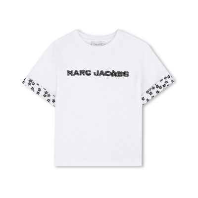 para niña. W60741 Camiseta logotipo blanco (12Y= 150cm), Casual, Algodón, Manga corta, moda infantil, Marc Jacobs outlet 2026. para niña. W60741 Camiseta logotipo blanco (12Y= 150cm), Casual, Algodón, Manga corta, moda infantil, Marc Jacobs outlet 2026.
