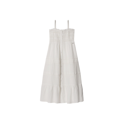 para niña. PG9500015 Vestido Idana blanco (6Años= 104cm), Casual, Viscosa, Sin mangas / Tirantes, moda infantil, Pepe Jeans outle para niña. PG9500015 Vestido Idana blanco (6Años= 104cm), Casual, Viscosa, Sin mangas / Tirantes, moda infantil, Pepe Jeans outle
