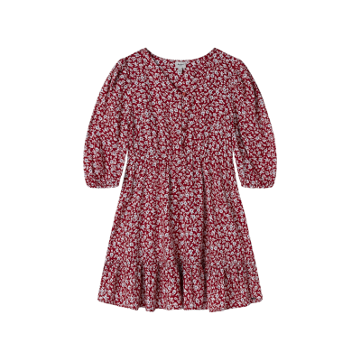 para niña. PG951689 Vestido corto Harriet rojo (8Años= 128cm), Casual, Viscosa, Manga larga, moda infantil, Pepe Jeans outlet 202 para niña. PG951689 Vestido corto Harriet rojo (8Años= 128cm), Casual, Viscosa, Manga larga, moda infantil, Pepe Jeans outlet 202
