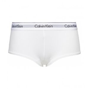 Calvin Klein para mujer. 0000F3788E Braguita Boyshor talle alto blanco (L), Casual, Algodón, Modal, Elastano, Calvin Klein outlet 2023.