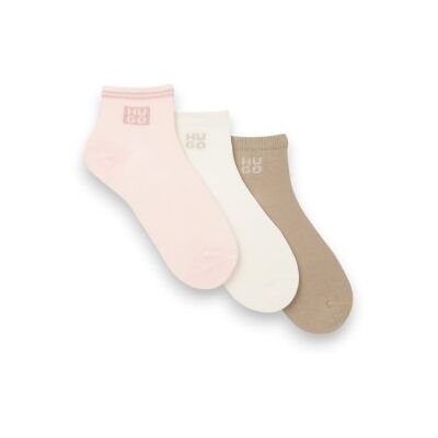 HUGO para mujer. 50570083 Pack 3 calcetines Lurex Logo rosa, blanco, marrón (39-42), Homewear, Algodón, HUGO outlet 2026. HUGO para mujer. 50570083 Pack 3 calcetines Lurex Logo rosa, blanco, marrón (39-42), Homewear, Algodón, HUGO outlet 2026.