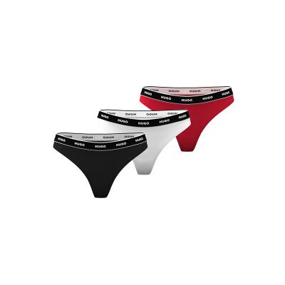 HUGO para mujer. 50545680 Set 3 Tangas con Logo rojo, blanco, negro (XS), Homewear, Algodón, HUGO outlet 2026. HUGO para mujer. 50545680 Set 3 Tangas con Logo rojo, blanco, negro (XS), Homewear, Algodón, HUGO outlet 2026.