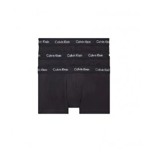 Calvin Klein para hombre. 0000U2664G Pack 3 Bóxers Tiro Bajo Cotton Stretch negro (L), Homewear, Algodón, Calvin Klein outlet 2024.