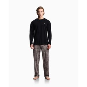 para hombre. EM000611_AF18885 Pijama Pattern Mix negro (XL), Homewear, Algodón, Manga larga, Emporio Armani outlet 2026. para hombre. EM000611_AF18885 Pijama Pattern Mix negro (XL), Homewear, Algodón, Manga larga, Emporio Armani outlet 2026.